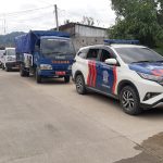 Pasca Gempa, Personil Polsek Tabulahan Telah Mengawal Lebih 100 Mobil Bantuan  ke Mamuju.