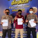 Ratusan Personil Polda Sulbar Kembali Divaksin