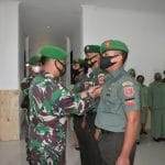 Dandim 1428/Mamasa Pimpin Upacara Korps Kenaikan Pangkat Personilnya