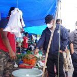 Pastikan Harga Pangan Stabil,  Kapolda Sulbar Kunjungi Pasar Sentral Mamuju