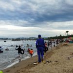 Antisipasi Kerumunan Warga, Sat Polairud Polres Polman Laksanakan pengamanan dan Pemantauan Wisata Pantai