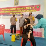 Kapolres Pasangkayu Dampingi Dir Krimum Polda Sulbar Cek Vaksinasi Covid-19