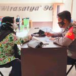 Jelang HUT Bhayangkara Ke-75, Pengurus Bhayangakari Cabang Kota Mamuju Ikuti Program Vaksinasi Covid-19