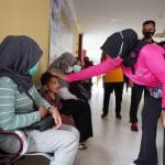 Sambut Hari Bhayangkara Ke-75, Kapolda Sulbar dan Ketua Bhayangkari Sulbar saksikan Operasi Bibir sumbing