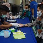 Sambut HUT Bhayangkara ke – 75 Polres Polman laksanakan Donor Darah