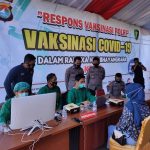 Sejuta Vaksinasi Covid Warnai hari Bhayangkara ke-75 Polda Sulbar