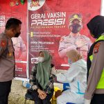 Upaya Percepatan Vaksinasi, Polres Mamuju Tengah Buka Gerai Vaksin Presisi