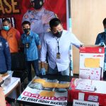 Satreskrim Mamuju Gelar Konfrensi PERS Untuk Kasus Penipuan dan Jerat Babi yang Menelan Korban Jiwa