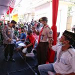 Gandeng PCNU Banyuwangi, Kapolri Kejar Target 70 Persen Vaksinasi Presiden Jokowi