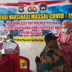 Ajak Masyarakat Untuk Vaksinasi, Angkatan 2237 FDT Polres Polman dan Kompi 3 Batalyon A Sat Brimob Polda Sulbar Akan Berikan Doorprize