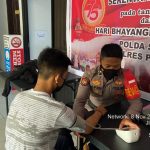 Gencarkan Vaksinasi, Gerai Vaksin Presisi Polres Polman Ajak Masyarakat Ikut Vakasinasi