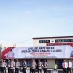 Jelang Nataru, Kapolda Sulbar pimpin apel Gelar Pasukan operasi Zebra Marano 2021