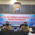Polres Pasangkayu gelar Latihan Pra Operasi dengan Sandi Lilin Marano 2021
