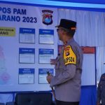 Pantau Arus Balik Mudik lebaran 2023, Kapolda Sulbar Cek Pos Pam Batas Provinsi