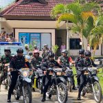 Jelang Pilkades, Polres Mamasa Laksanakan Pergelaran Kekuatan Melalui Show Off Force