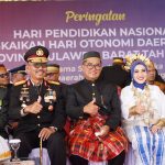 Kapolda Sulbar Hadiri Upacara Hardiknas di Kantor Gubernur Sulbar