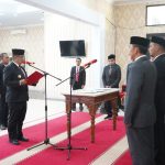 Pj Gubernur Sulbar Lantik 3 Pejabat Tinggi Pratama