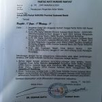 DPP Partai Hanura Usulkan Nama Ebsan Untuk Menggantikan Junsetbudi Bombong  Sebagai Anggota DPRD Provinsi Sulbar