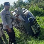 Diduga Rem Blong, Mobil Mantan Bupati Mamasa Kecelakaan di Jalan Trans Sulawesi