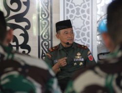 Kesuksesan Dimulai dengan Ibadah, Danrem 142 Tatag Ajak Prajurit Rajin Shalat 