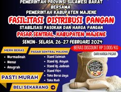 Pemprov Sulbar Himbau Stop Boros Pangan, Harga Beras Bisa Turun