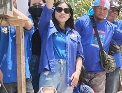 Caleg Berparas Cantik Kampanye Akbar di Kabupaten Mamasa, Ajak Masyarakat Jadi Pemilih Cerdas