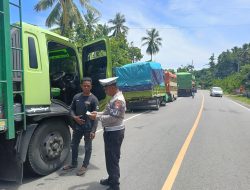 Hari ke-7 Operasi Keselamatan Marano 2024, Satgas Gakkum Ditlantas Polda Sulbar Amankan Puluhan Pelanggar Lalu Lintas