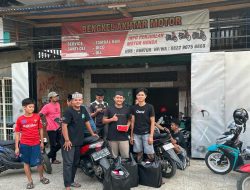 Akhtar Motor Colaborasi Bakso Balap Berbagi Takjil Gratis di Mamuju