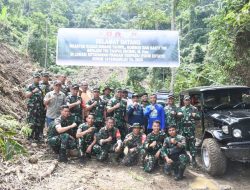 Danrem 142 Tatag Dampingi Waaster Kasad Tinjau Lokasi Food Estate Kodim 1418 Mamuju