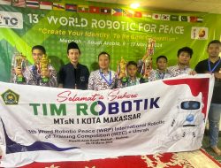 Anak Polisi Polda Sulbar, Siswa MTsN 1 kota Makassar Raih Sejumlah Juara World Robotik of Peace di Saudi Arabia