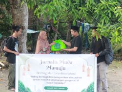 Berbagi di Bulan Ramadan, Jurnalis Muda Mamuju Sasar Kaum Dhuafa