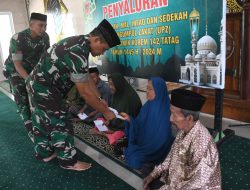 Danrem 142 Tatag Salurkan Zakat Fitrah Sebagai Wujud Kepedulian Sosial