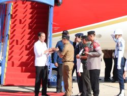Tiba di Mamuju, Presiden Joko Widodo Disambut Pj Gubernur Sulbar, Prof Zudan