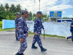 Kunjungi Pos Binpotmar Pasangkayu, Danlanal Mamuju Beri Motivasi dan Semangat