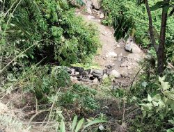 Mobil Dump Truck Bermuatan Batubara Terjung ke Jurang di Kumaka