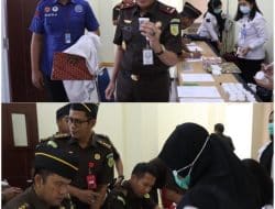 Jajaran Kejati Sulbar Mendadak Tes Urine