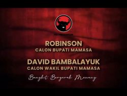 Diusung Maju Pilkada Mamasa, Robinson Paul Tarru : Terima Kasih Kepada Pengurus PDIP
