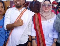 Usai Deklarasi, Ruslan-Ida Langsung Diarak Pendukung Mendaftar di KPU Mamasa
