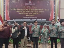 KPU Sulbar Tetapkan DPS Pilkada Serentak 2024