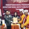 Diusung Lima Parpol, WS-Hadir Resmi Mendaftar di KPU Mamasa