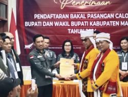 Diusung Lima Parpol, WS-Hadir Resmi Mendaftar di KPU Mamasa