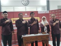 KPU Sulbar Umumkan 4 Paslon Resmi Mendaftar Maju Pilgub Sulbar 2024