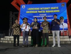 Diskominfo Sulbar-Pemkab Mamuju Kolaborasi Hadirkan Internet Gratis di Anjungan Pantai Manakarra