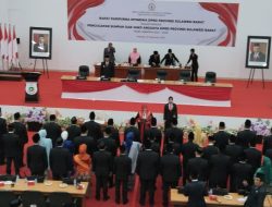 Sebanyak 45 Anggota DPRD Provinsi Sulbar Resmi Dilantik