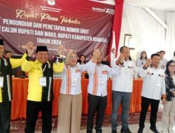 Kpu Mamasa Gelar Deklarasi Kampanye Damai Pilbup kabupaten Mamasa 2024