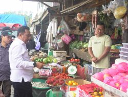 Cabe dan Sayur di Pasar Mamasa Didatangkan Dari Sulsel, Pj Baktiar : Ini Tantangan