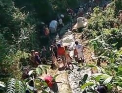 Tingkatkan Produksi Pertanian, Pemdes Salubakka Bangunan Jalan Tani