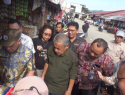 Satgas Pangan Sulbar Sidak dan Melakukan Pengukuran Timbangan Bahan Pokok di Pasar