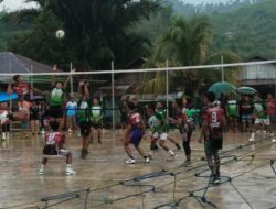 Pangadaran Tundukkan Lakahang Utama, Melaju ke Final Turnamen Voli HUT ke-80 RI di Tabulahan