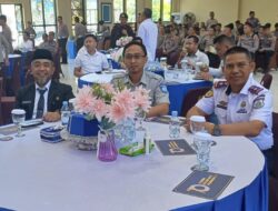 Kadishub Sulbar Hadiri HUT Lalu Lintas Bhayangkara ke-70 di Mapolda Sulbar